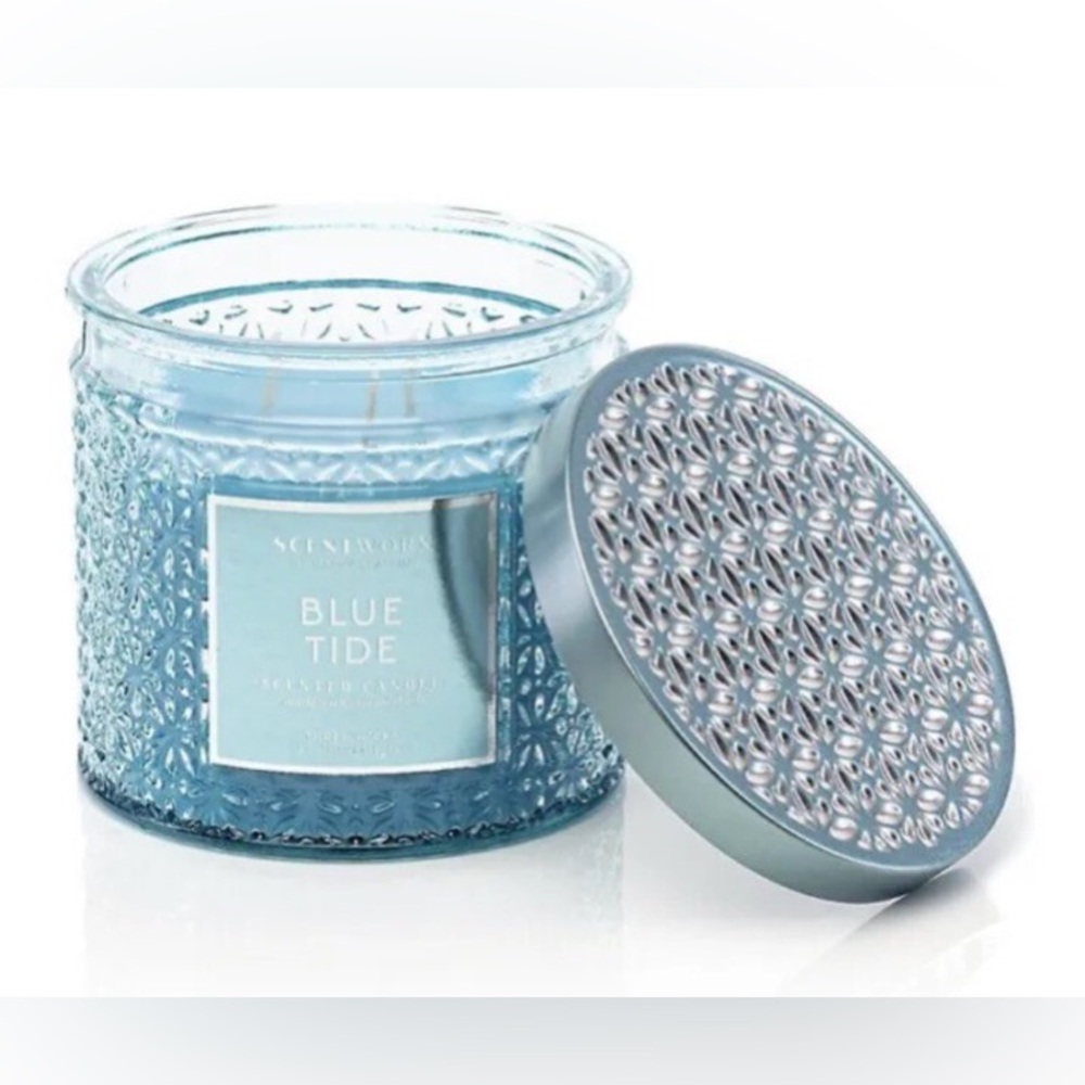 Harry Slatkin Scentworx Blue Tide Candle Jar 14.5 oz NEW
